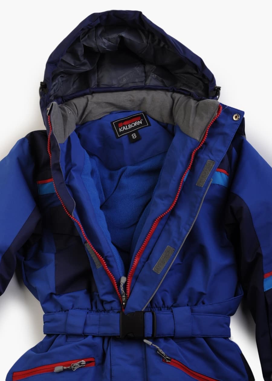Комбинезон зимний Kalborn  мальчику красный синий