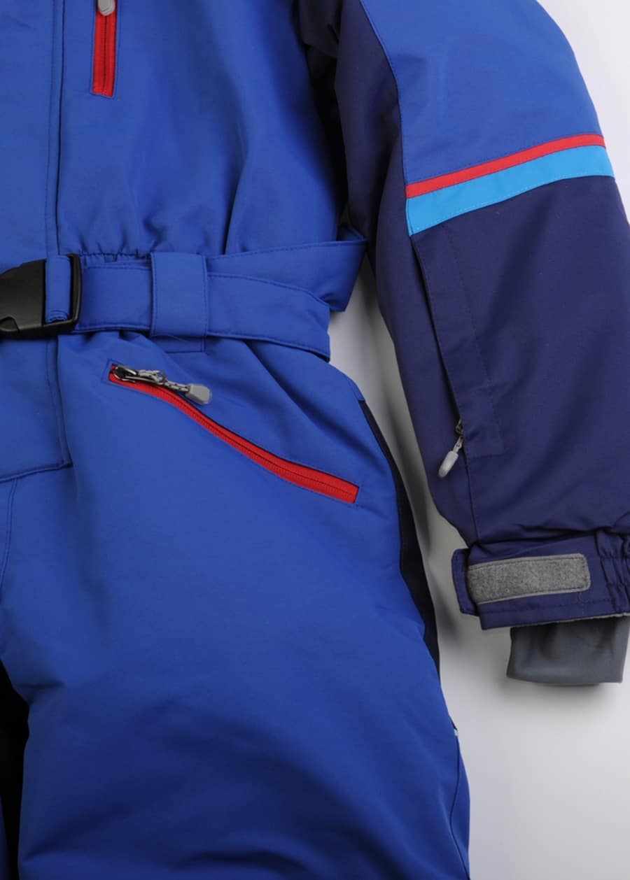 Комбинезон зимний Kalborn  мальчику красный синий