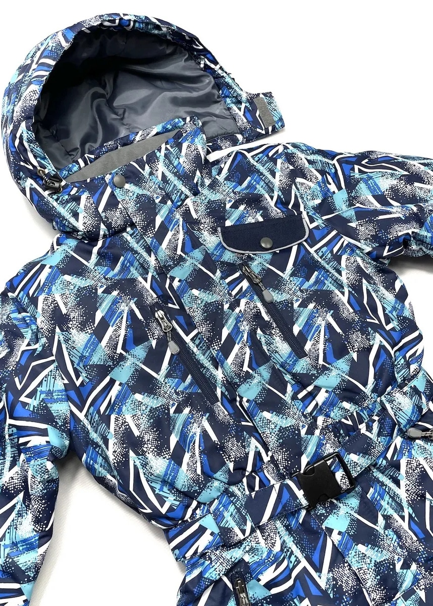 Комбинезон зимний Kalborn  мальчику голубой