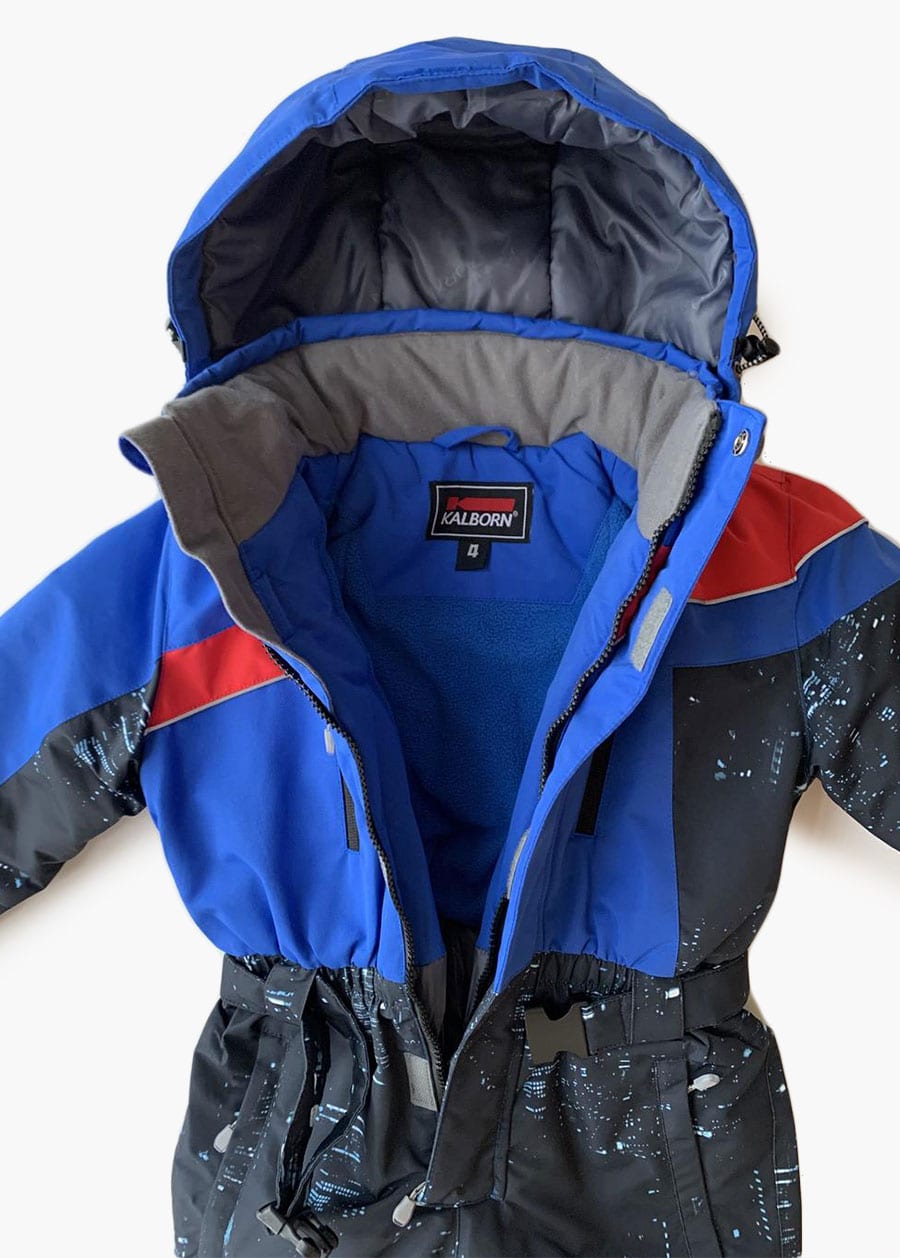 Комбинезон зимний Kalborn  мальчику синий