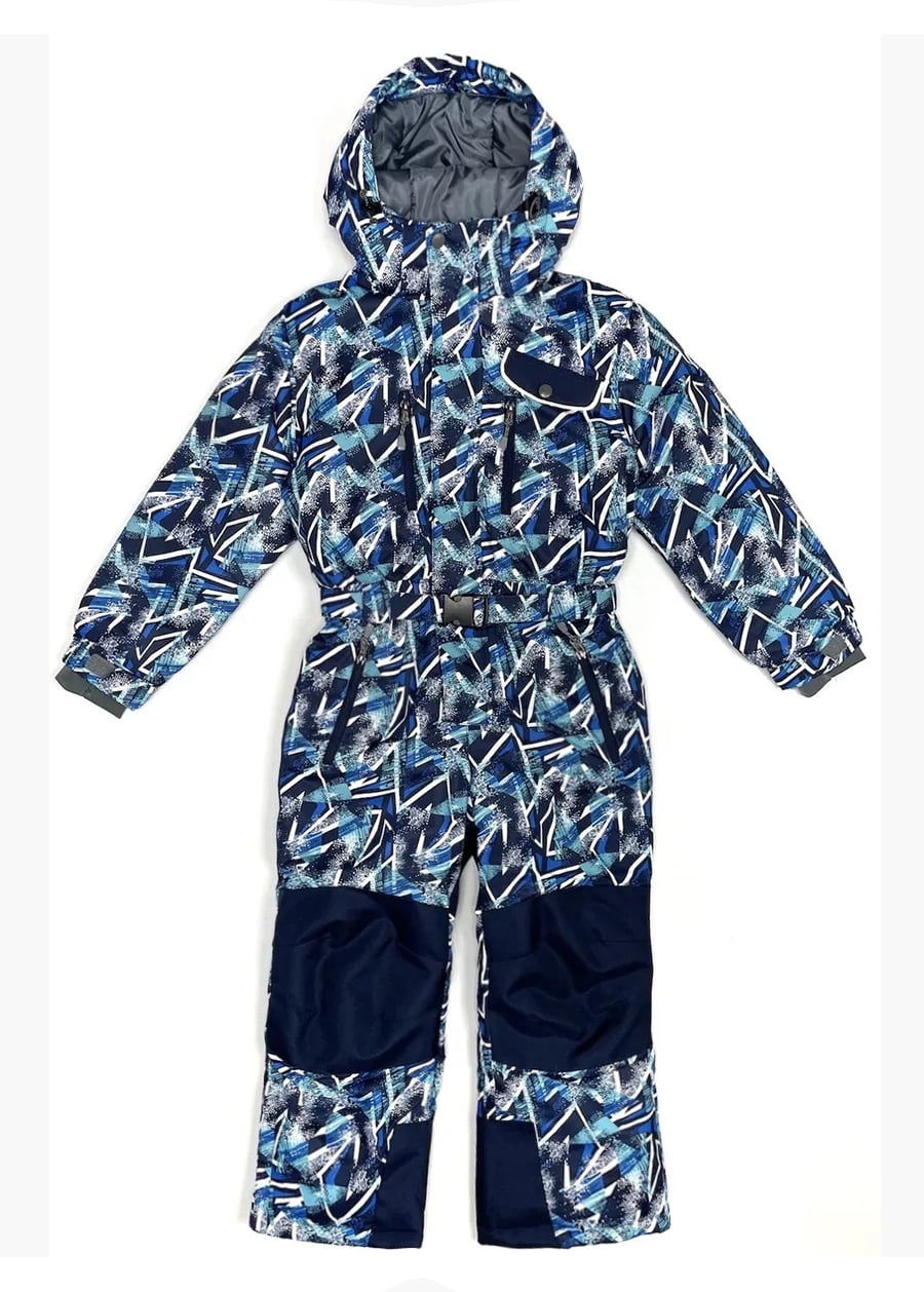 Комбинезон зимний Kalborn  мальчику голубой