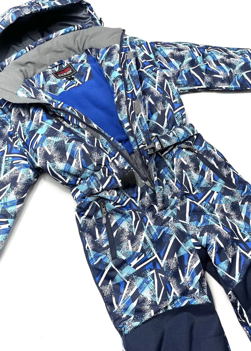 Комбинезон зимний Kalborn  мальчику голубой