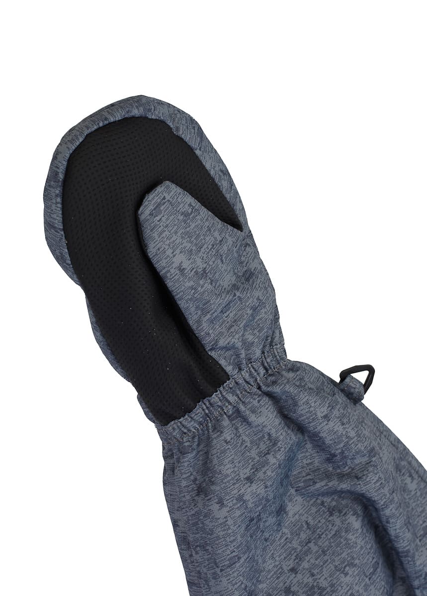 Варежки-краги Oldos Руби девочке и мальчику серый меланж