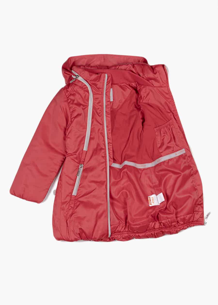 Пальто демисезонное R.M kids  девочке красный