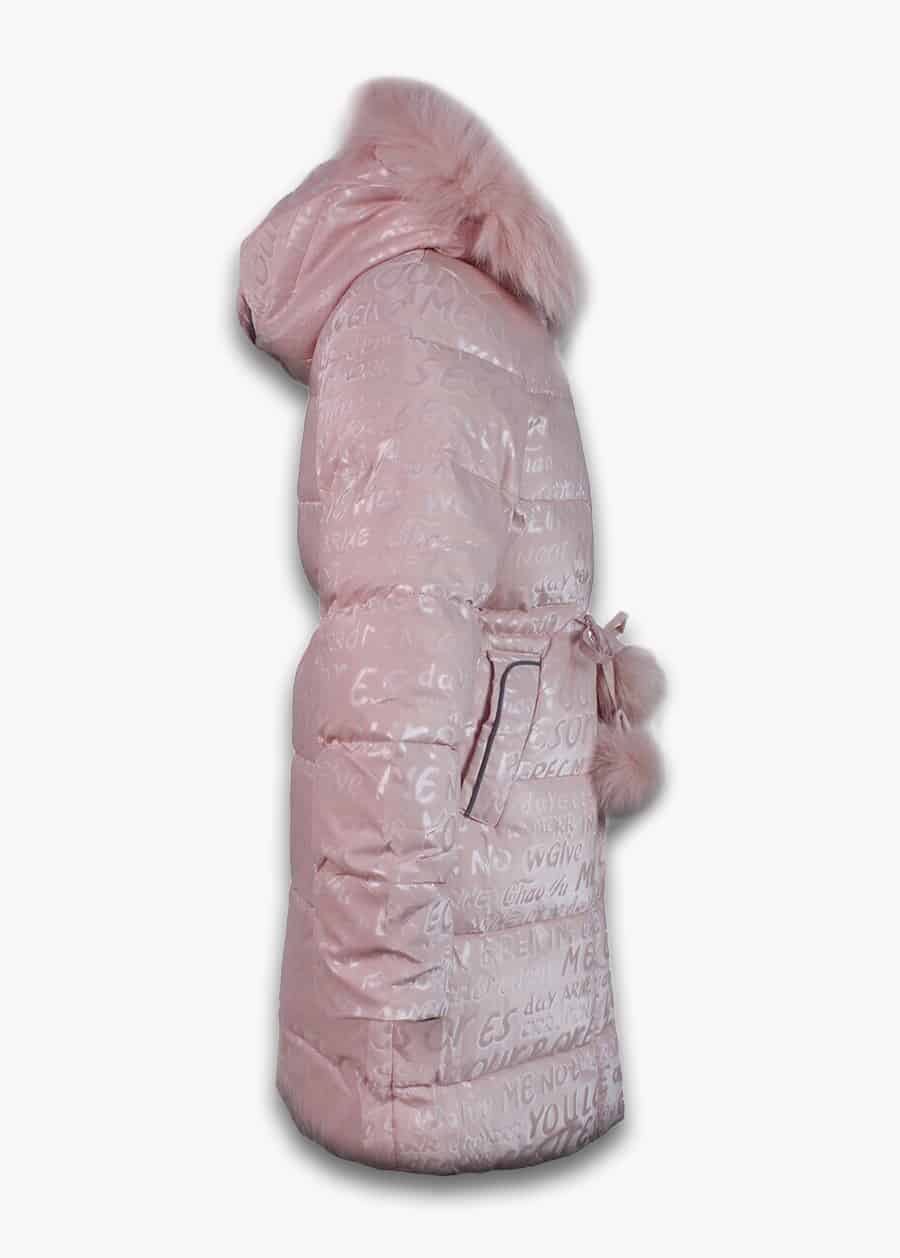 Пальто зимнее Donilo  девочке розовый